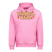 Fuchsia Pink Thankful Mama Urban Hoodie - MaliasSmallBusiness