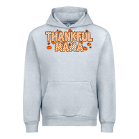 Heather Grey Thankful Mama Urban Hoodie - MaliasSmallBusiness