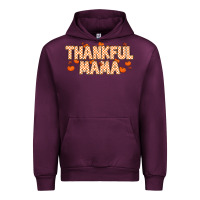 Mauve Wine Thankful Mama Urban Hoodie - MaliasSmallBusiness