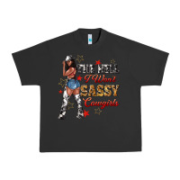 Pigment Black the heel i wont sassy cowgirls Urban Heavy Tee - texasbilliewilder