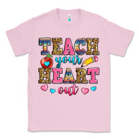 Bubblegum Pink teach your heart out Classic Tee - Zillion Design Studio