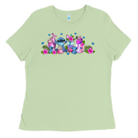 Matcha stitch coffee cups libbey glass Ladies Tee - AdoDesignShop