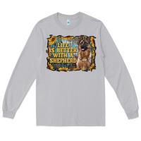 Moon Dust life is better with a shepperd Long Sleeve Tee - RanaPortraitStore