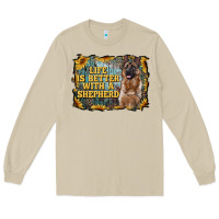 Mushroom life is better with a shepperd Long Sleeve Tee - RanaPortraitStore