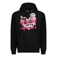 Black my residents are my valentines Premium Hoodie - MaliasSmallBusiness
