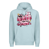 Blue Mist my residents are my valentines Premium Hoodie - MaliasSmallBusiness