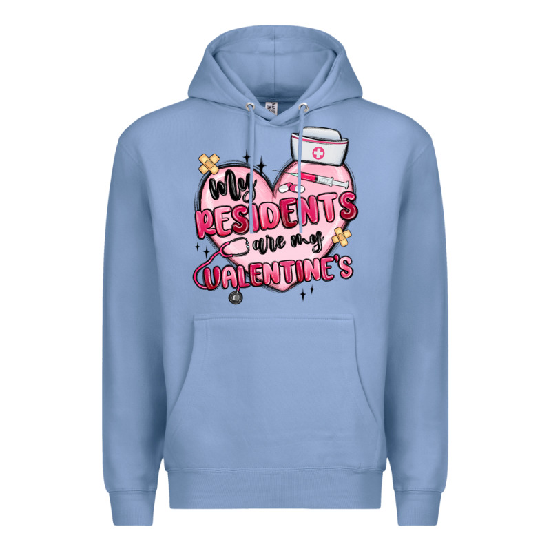 My Residents Are My Valentines Premium Hoodie by MaliasSmallBusiness | Teevron