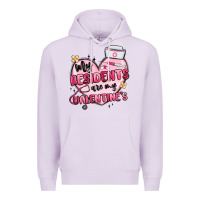 Lilac my residents are my valentines Premium Hoodie - MaliasSmallBusiness
