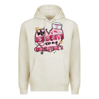 Oatmeal Heather my residents are my valentines Premium Hoodie - MaliasSmallBusiness
