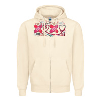 Sandshell xoxo valentine Zipper Hoodie - RacoonDesign