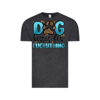 Vintage Black dog kisses fix everything Vintage Tee - MaliasSmallBusiness