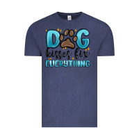 Vintage Denim dog kisses fix everything Vintage Tee - MaliasSmallBusiness