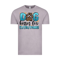 Vintage Zinc dog kisses fix everything Vintage Tee - MaliasSmallBusiness