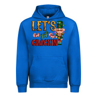 Cobalt Let's get crackin Christmas Urban Hoodie - NancyCooperArtShop