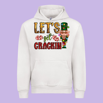 Let's Get Crackin Christmas Urban Hoodie Designed By Nancycooperartshop
