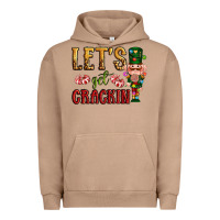 Pigment Burro Let's get crackin Christmas Urban Hoodie - NancyCooperArtShop