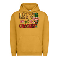 Pigment Peanut Butter Let's get crackin Christmas Urban Hoodie - NancyCooperArtShop
