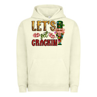 Pigment Pistachio Let's get crackin Christmas Urban Hoodie - NancyCooperArtShop