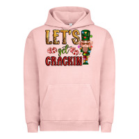 Pigment Salmon Let's get crackin Christmas Urban Hoodie - NancyCooperArtShop