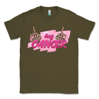 Army Green Hey Cancer Classic Tee - texasbilliewilder