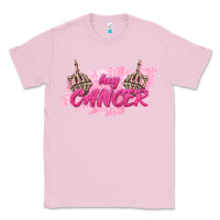Bubblegum Pink Hey Cancer Classic Tee - texasbilliewilder