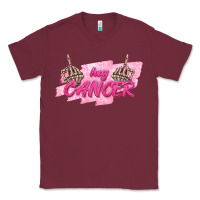 Burgundy Hey Cancer Classic Tee - texasbilliewilder