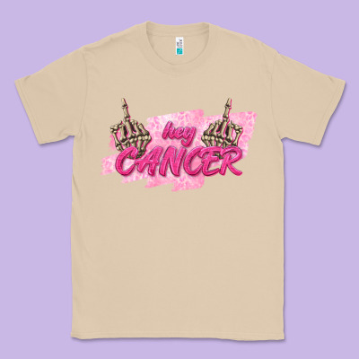Hey Cancer Classic Tee Designed By Texasbilliewilder