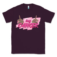 Plum Hey Cancer Classic Tee - texasbilliewilder