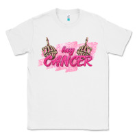 White Hey Cancer Classic Tee - texasbilliewilder