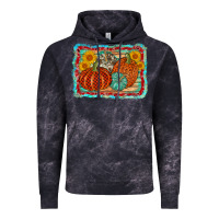 Cloud Black pumpkin sunflower Vintage Hoodie - AdoDesignShop