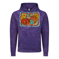 Cloud Purple pumpkin sunflower Vintage Hoodie - AdoDesignShop