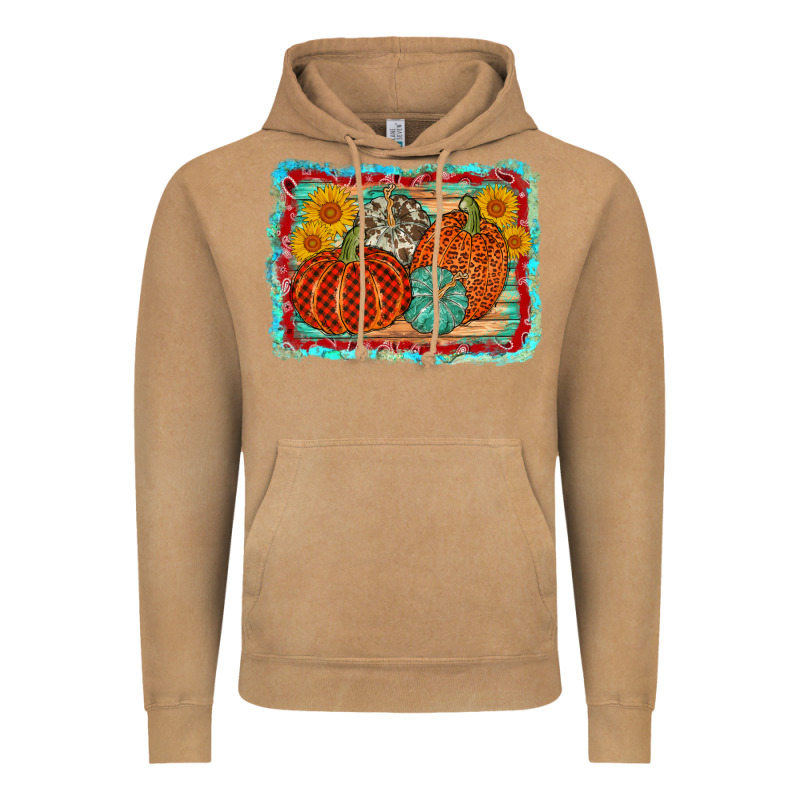 Pumpkin Sunflower Vintage Hoodie by AdoDesignShop | Teevron