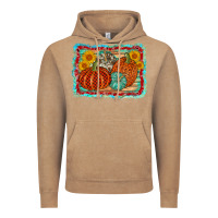 Vintage Coffee pumpkin sunflower Vintage Hoodie - AdoDesignShop