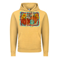 Vintage Mustard pumpkin sunflower Vintage Hoodie - AdoDesignShop