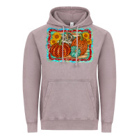 Vintage Zinc pumpkin sunflower Vintage Hoodie - AdoDesignShop