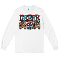 White Cheer mom Long Sleeve Tee - Zillion Design Studio