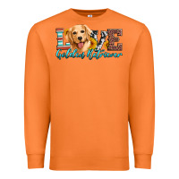 Carrot love golden retriever Premium Sweatshirt - Artiststas