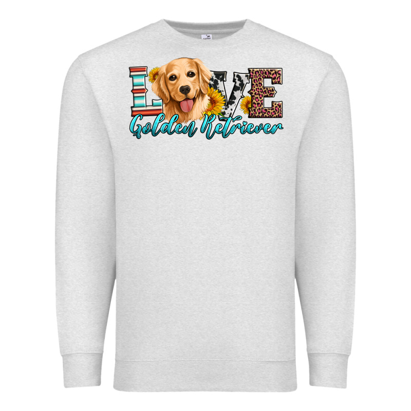 Love Golden Retriever Premium Sweatshirt by Artiststas | Teevron
