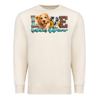 Sandshell love golden retriever Premium Sweatshirt - Artiststas
