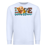 White love golden retriever Premium Sweatshirt - Artiststas