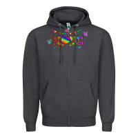 Smoke lgbtq hope  libbey glass Zipper Hoodie - HRA Design Shop