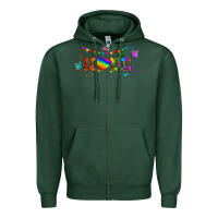 Sports Green lgbtq hope  libbey glass Zipper Hoodie - HRA Design Shop