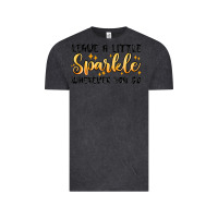 Vintage Black leave a little sparkle wherever you go Vintage Tee - MaliasSmallBusiness