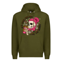 Army Green its cold outside like my heart Premium Hoodie - MaliasSmallBusiness