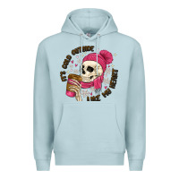 Blue Mist its cold outside like my heart Premium Hoodie - MaliasSmallBusiness