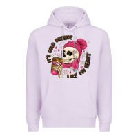 Lilac its cold outside like my heart Premium Hoodie - MaliasSmallBusiness