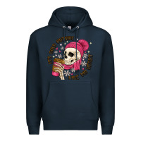 Navy its cold outside like my heart Premium Hoodie - MaliasSmallBusiness