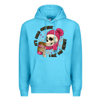 Ocean Blue its cold outside like my heart Premium Hoodie - MaliasSmallBusiness