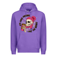 Purple its cold outside like my heart Premium Hoodie - MaliasSmallBusiness