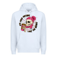 White its cold outside like my heart Premium Hoodie - MaliasSmallBusiness